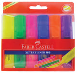 Faber Castell Highlighter Textliner Wallet of 6