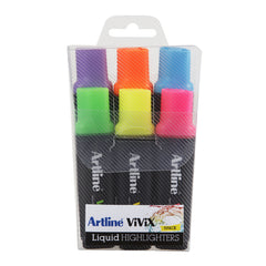 Artline Highlighter Vivix Wallet of 6