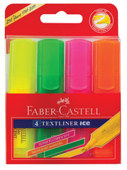 Faber Castell Highlighter Textliner Wallet of 4