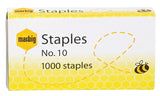 Marbig No.10 Staples Pack of 1000