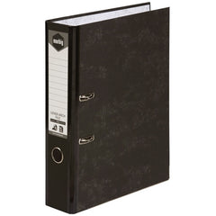 Marbig Lever Arch Folder Mottled Black