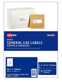 Avery GU Copier & Laser Labels Pack of 100