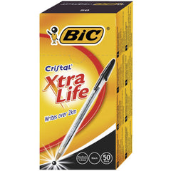 Bic Xtra Life Medium Ball Point Pen Box of 50