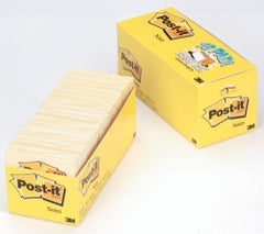 Post-it Notes 654 Box of 18 76x76 Yellow