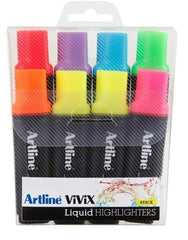 Artline Highlighter Vivix Wallet of 8